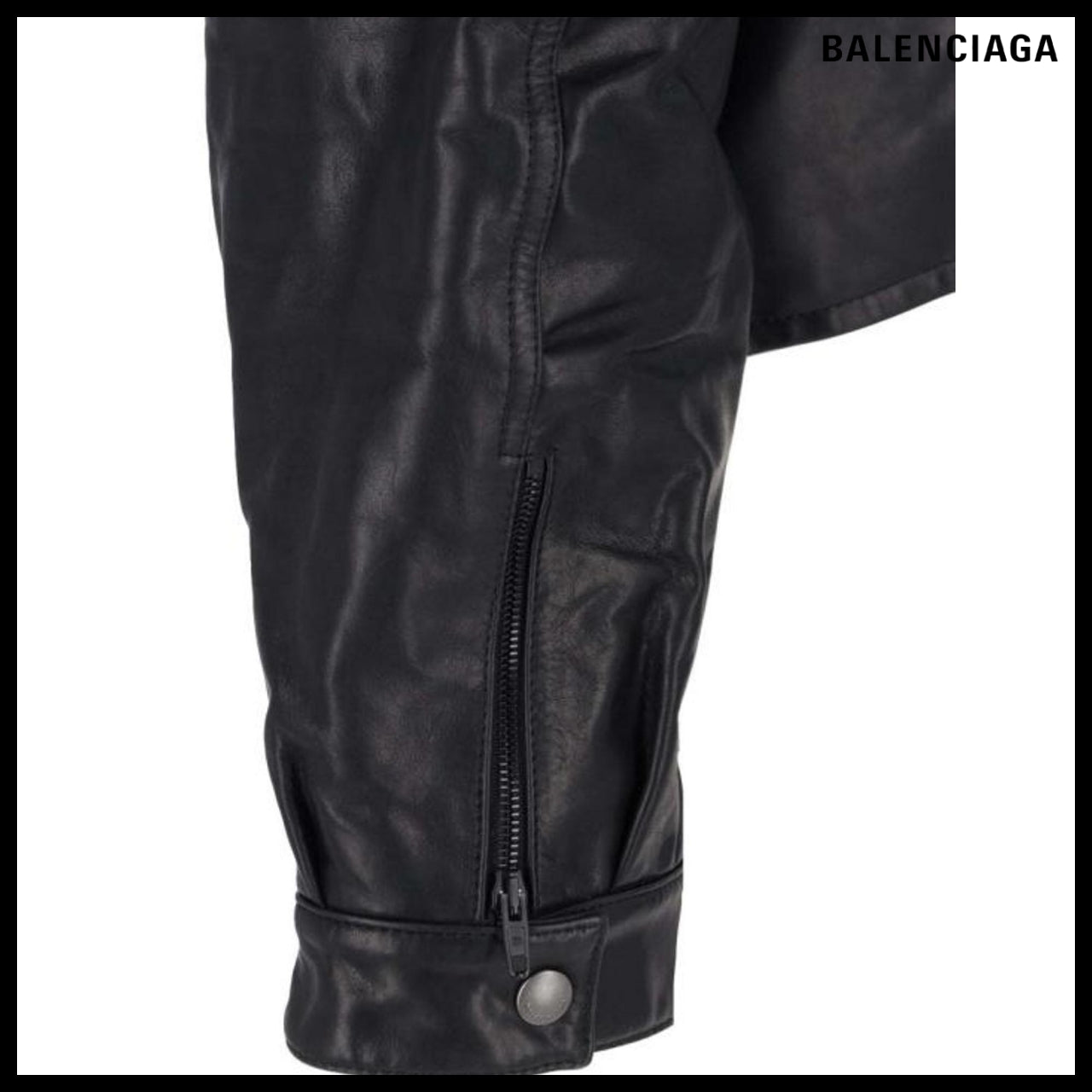 【BALENCIAGA】Off Shoulder Jacket in Black