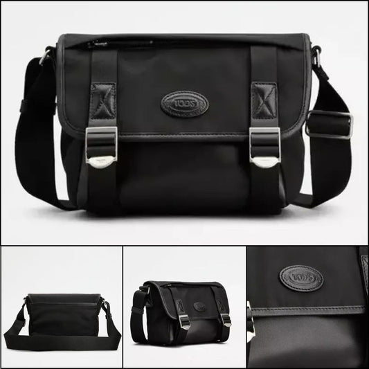 【Tod's】Mini Messenger Bag Compact Leather