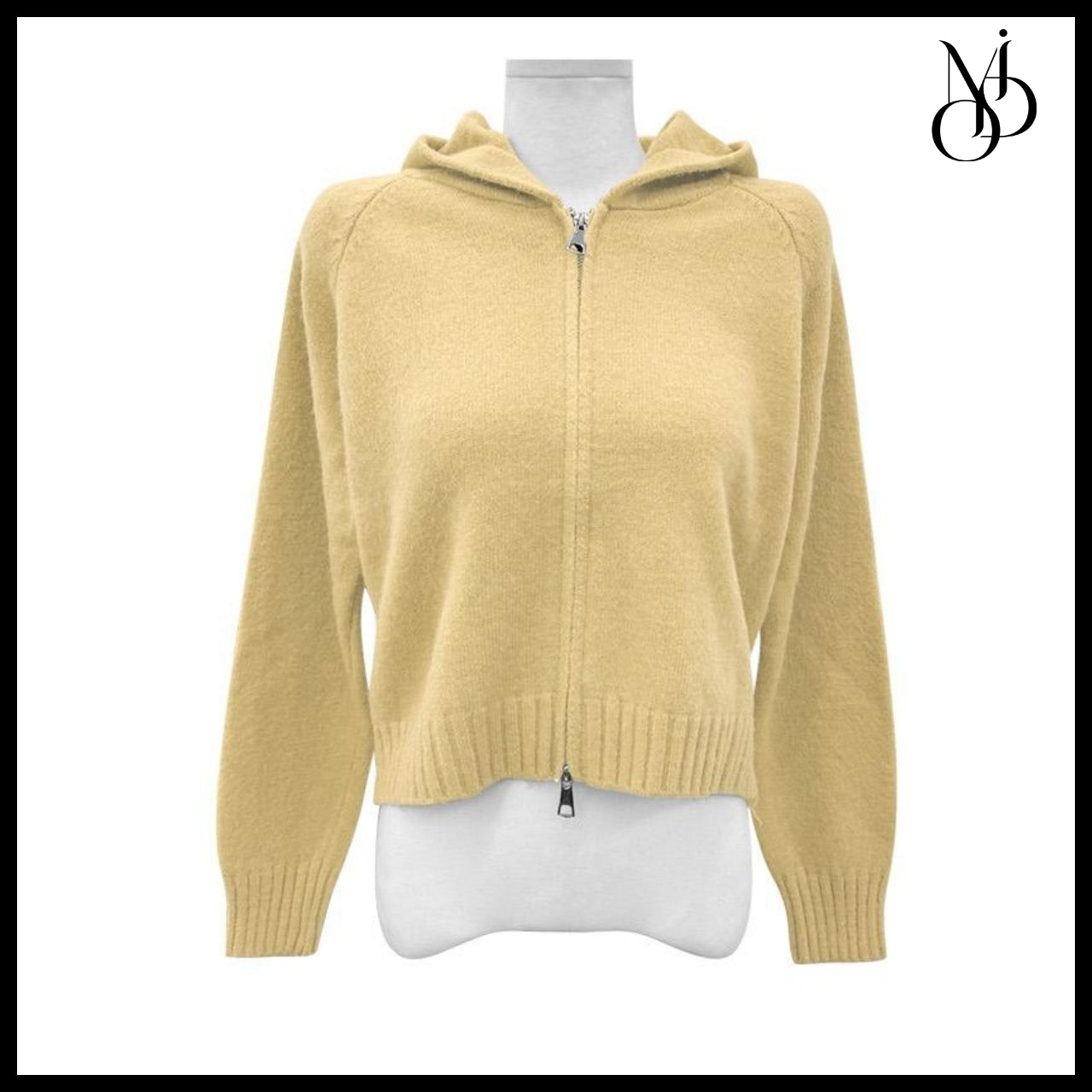 【MODIMOOD】Buggy Knit Hoodie Zip-Up 6 Colors