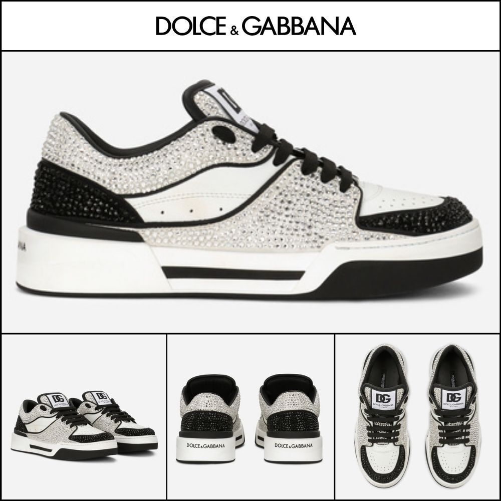 【Dolce & Gabbana】CALFSKIN NEW ROMA SNEAKERS