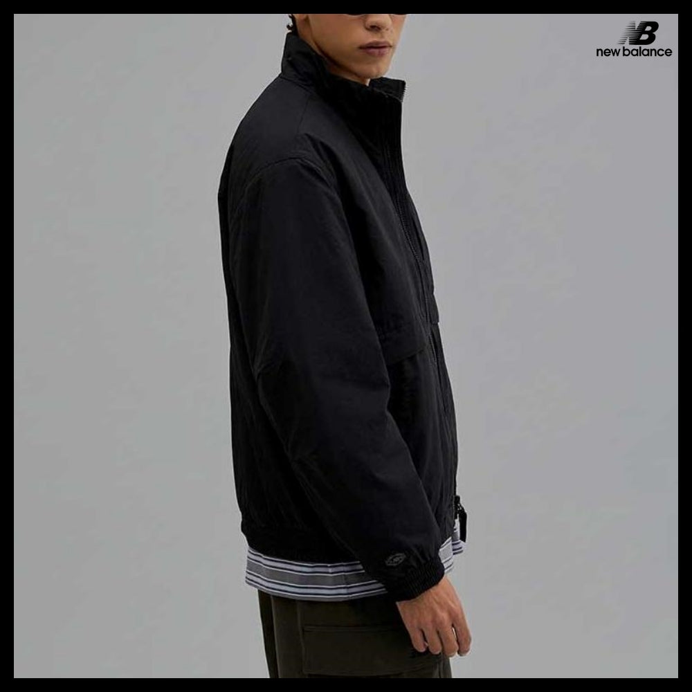 【New Balance】Unisex Heritage Stand Neck Jacket 2Colors