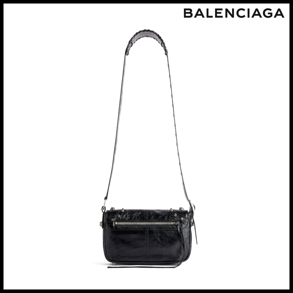 【BALENCIAGA】Le Cagole XS Flap Bag printed Arena lambskin