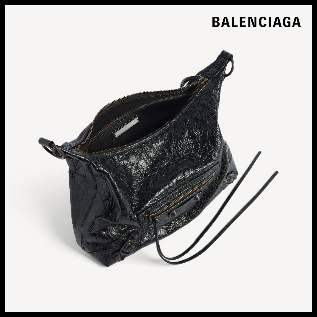 【BALENCIAGA】Le City Hobo Bag Small Black