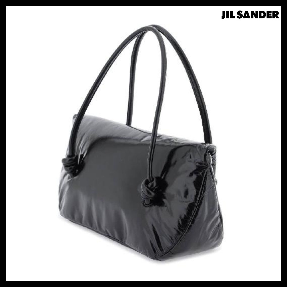 【正規品】【Jil Sander】Padded Leather Shoulder Bag