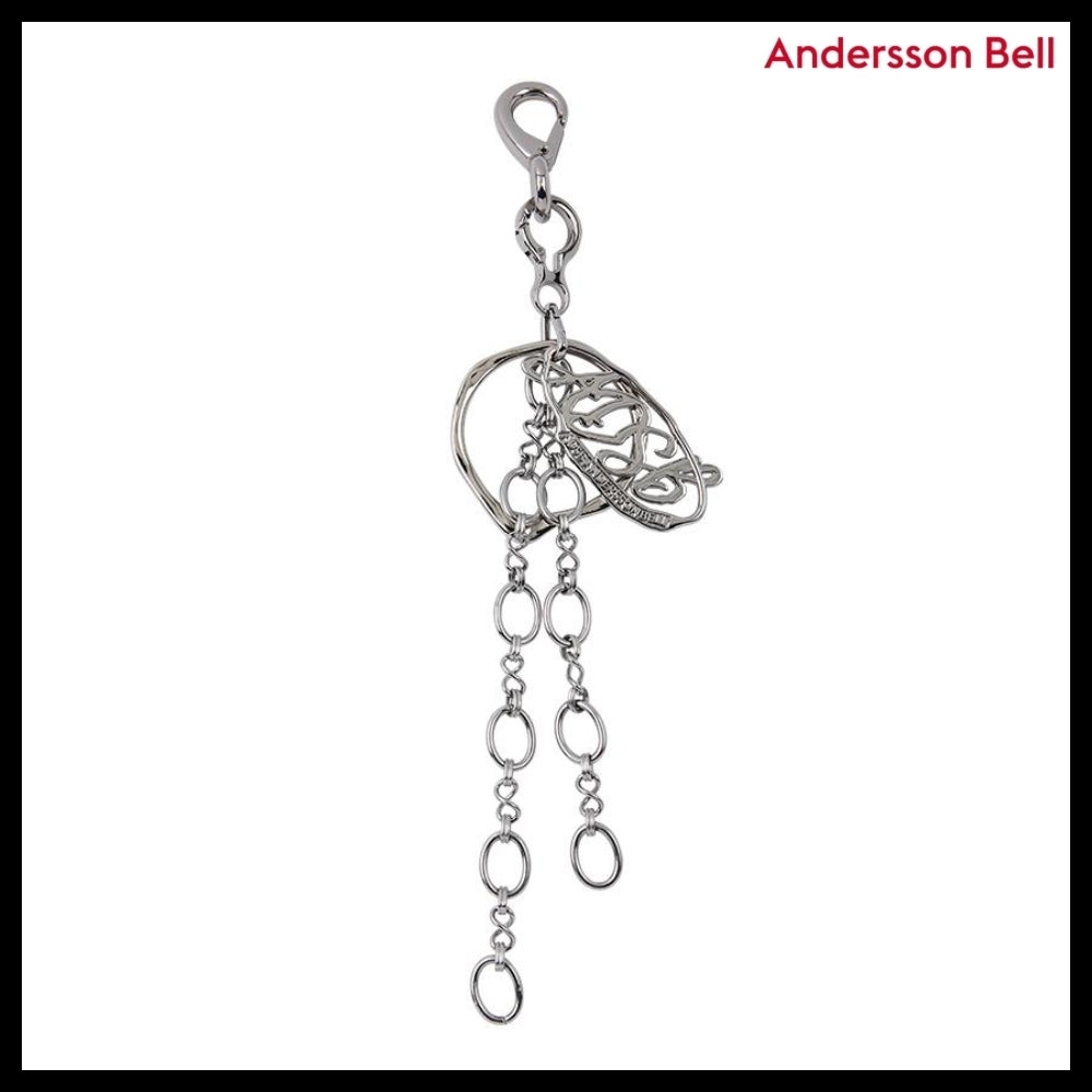 【ANDERSSON BELL】ロゴ ペンダント キーリング (シルバー)