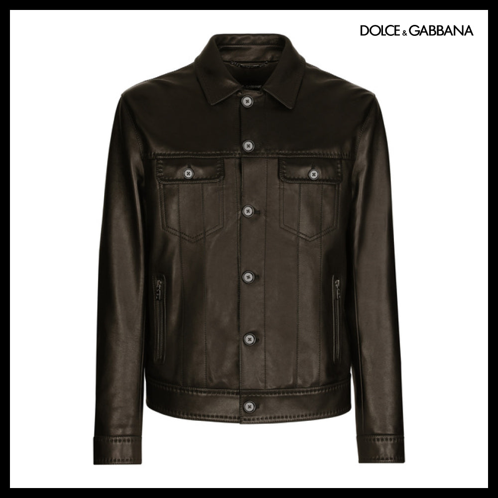 ★Dolce&Gabbanaアウトレット セール ★Plonge Lambskin Jacket