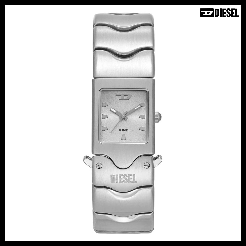 【DIESEL】Closer Square Women’s Metal Watch