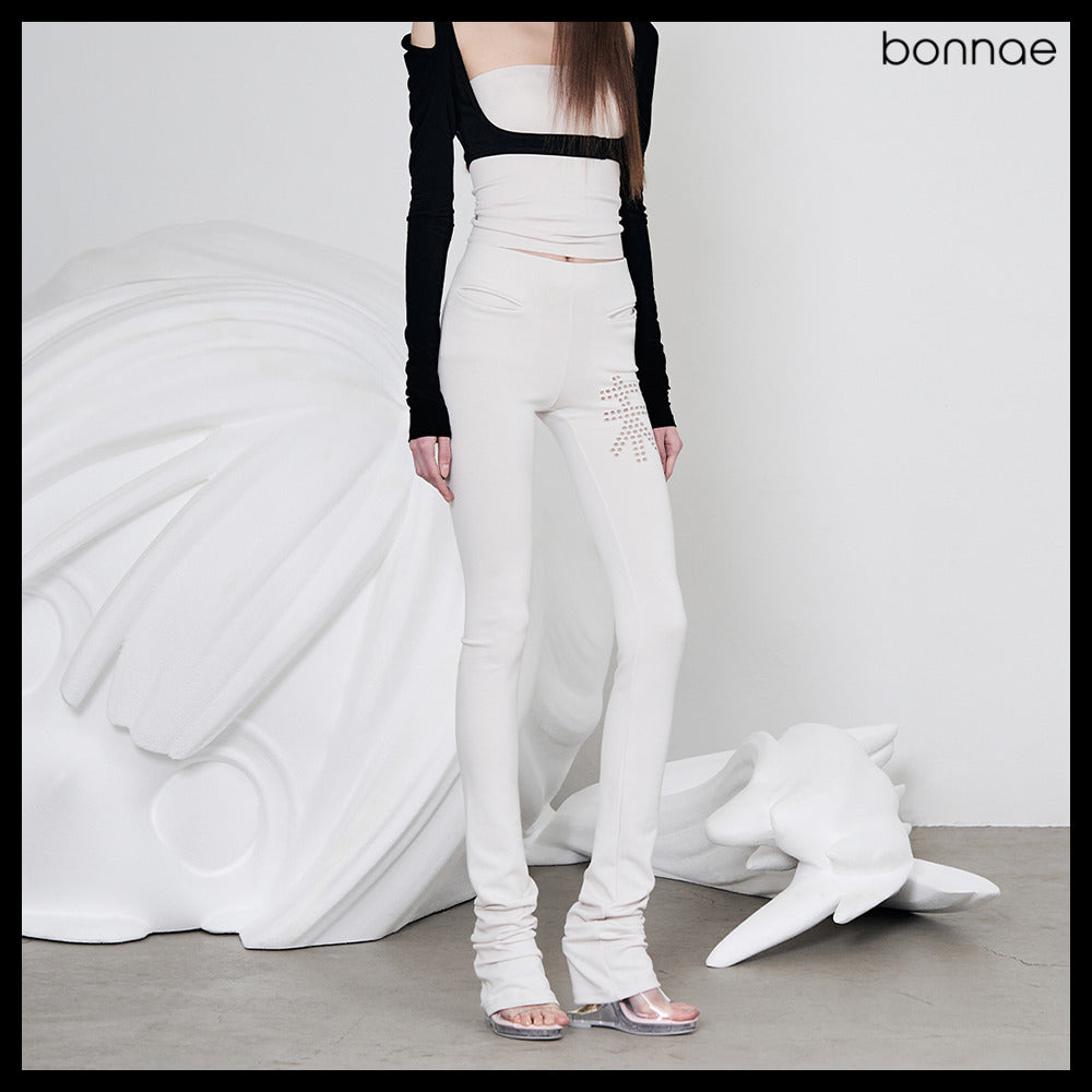 【Bonnae】Stacked Leggings 2Colors