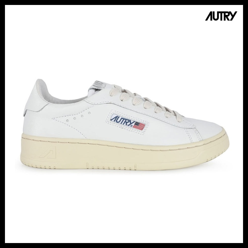 【AUTRY】Dallas Leather Low Top All White