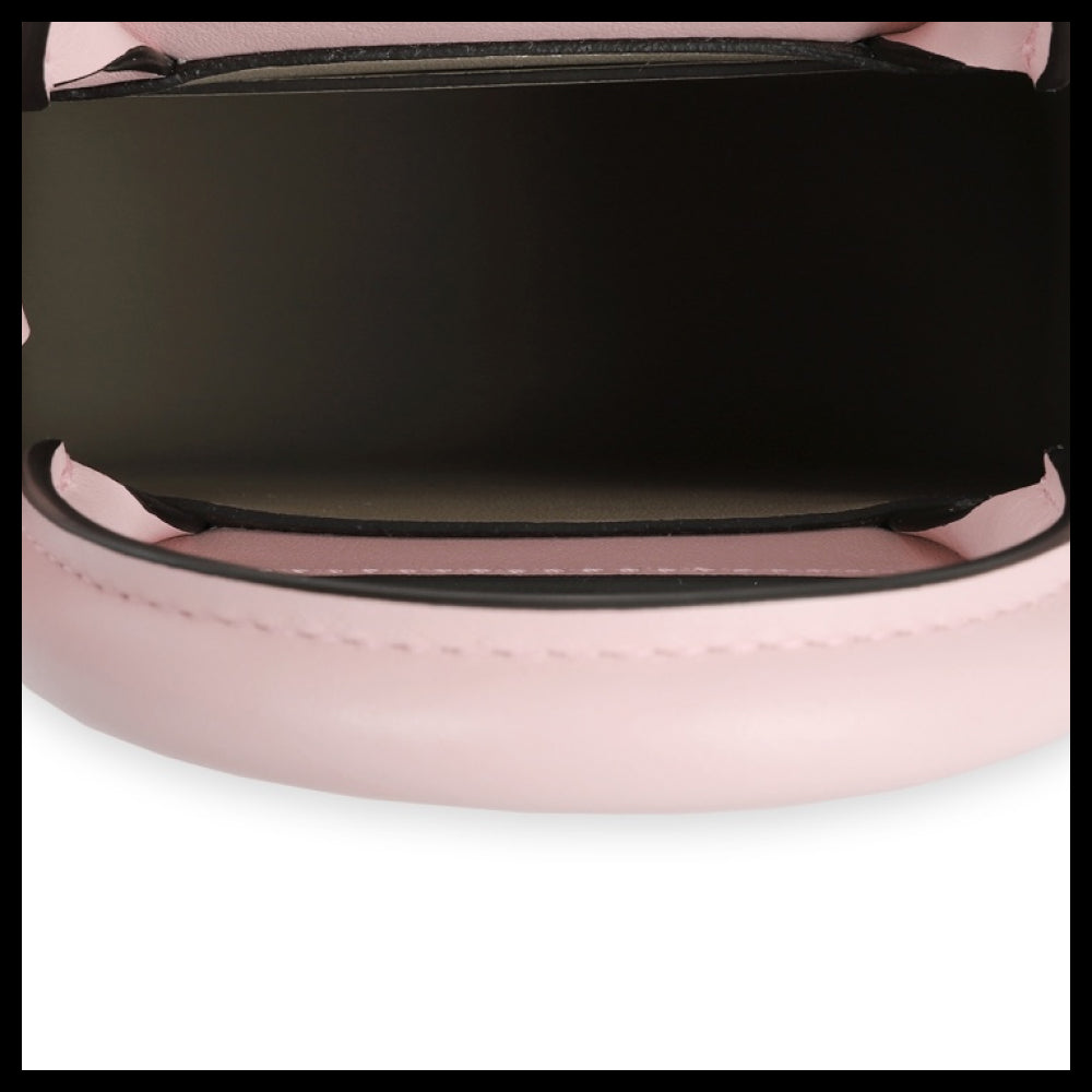 【MONCLER】 Women Doudoune Leather Mini Tote Bag Pink