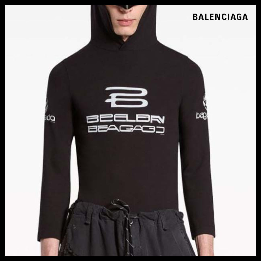 ★Balenciaga アウトレット セール ★ Long Sleeve Hoodie