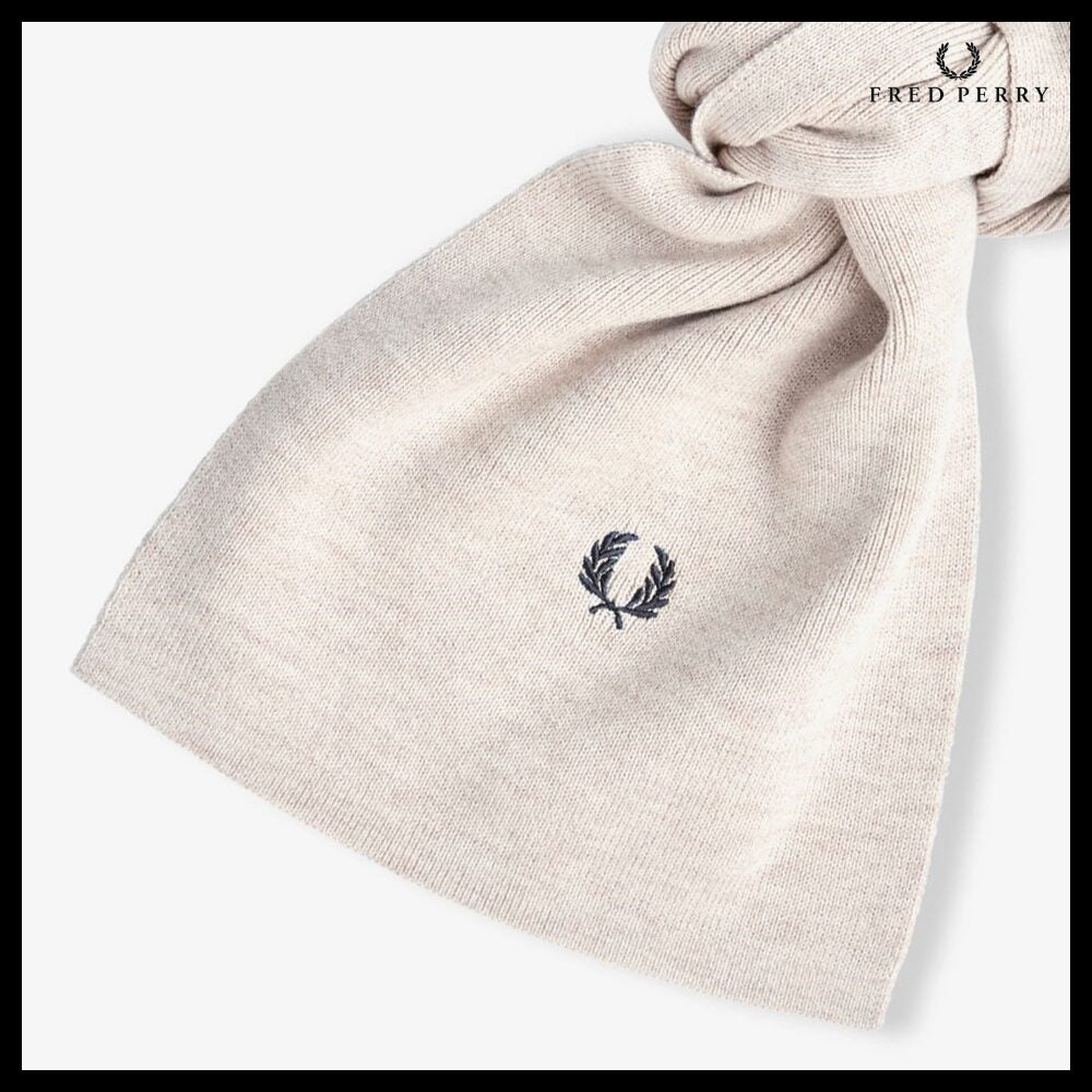 【FRED PERRY】Classic Merino Wool Blended Scarf 3 Colors