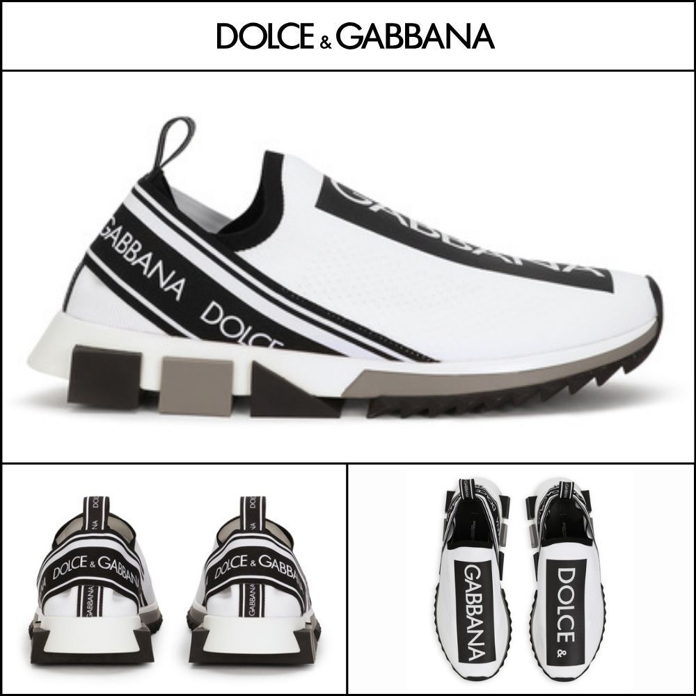 【Dolce & Gabbana】FABRIC SNEAKERS BLACK / WHITE