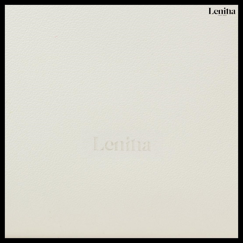 【LENINA】Floria Shoulder Cross Bag White