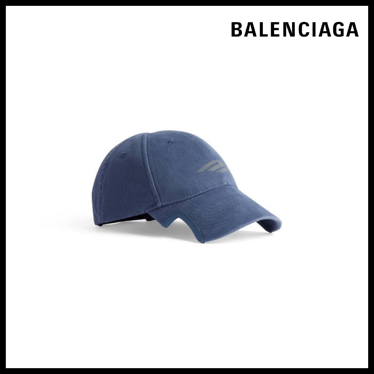 ★BALENCIAGAアウトレット セール ★3B Stencil Cap Blue
