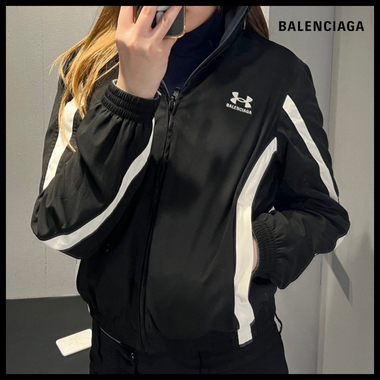 【BALENCIAGA】Balenciaga x Under Armour Embroidered Logo