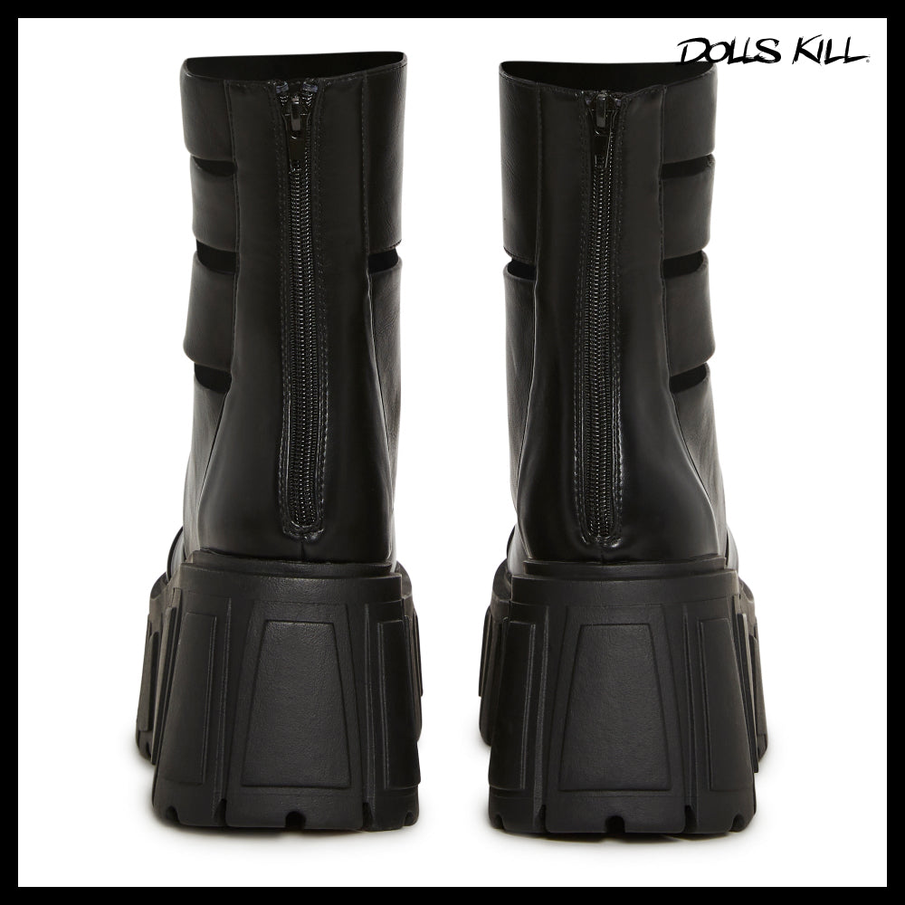 ◆DOLLS KILL◆DARKER WAVS Outro Wrap Sandal