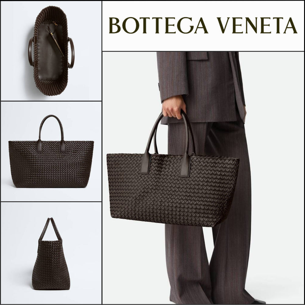【韓国百貨店 BOTTEGA VENETA】Cabat Tote Bag Fondant