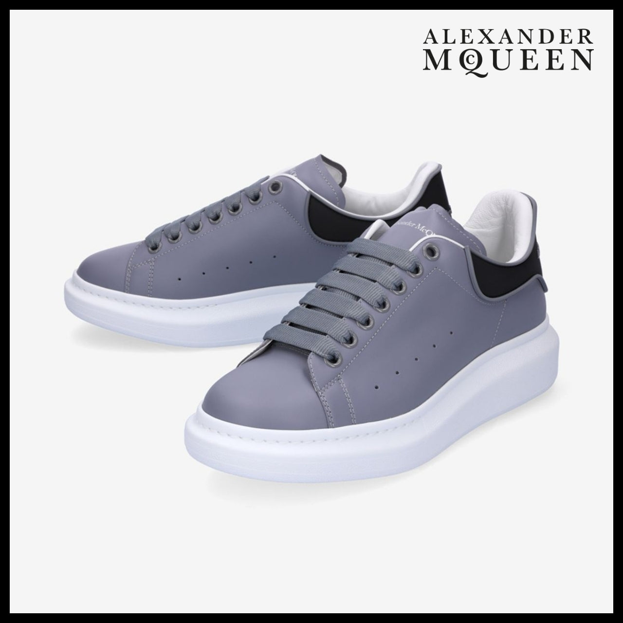 【Alexander Mcqueen】Larry Oversized Sneaker Gun Grey