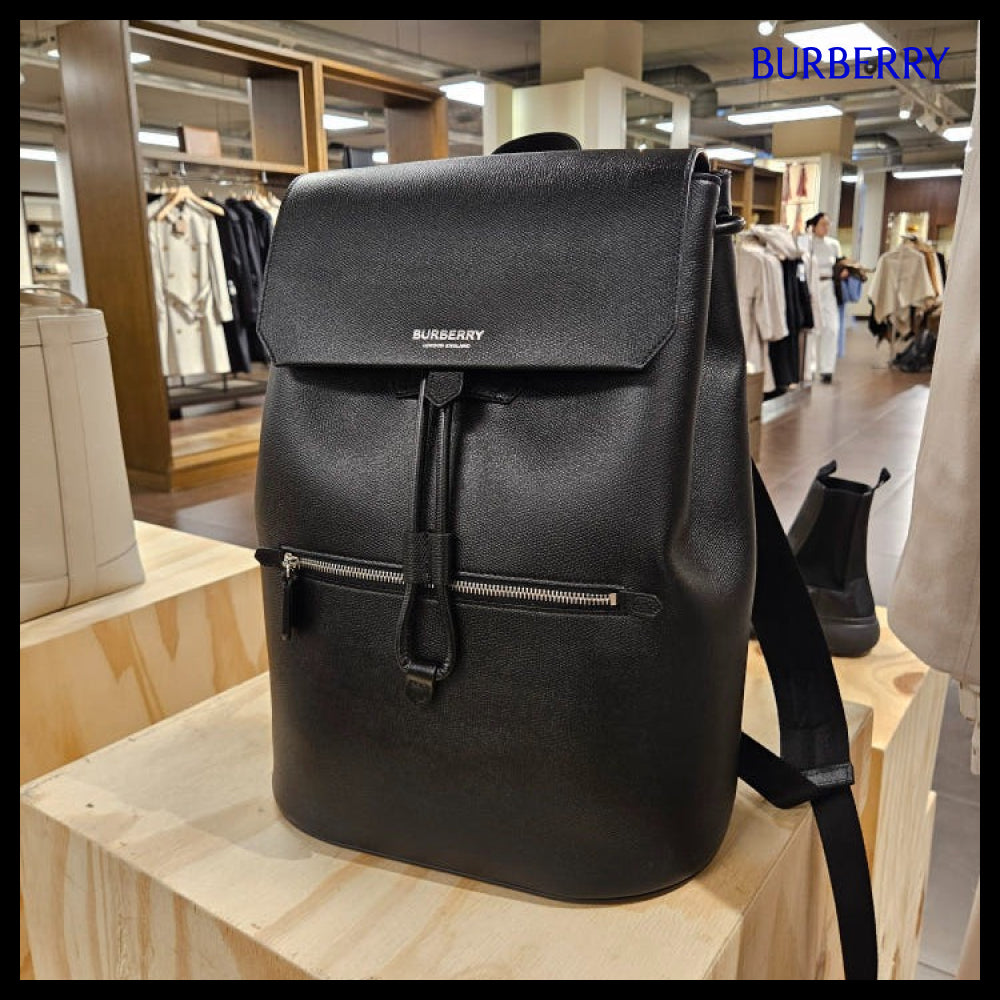 【Burberry】25FW Soft Rucksack Backpack Black