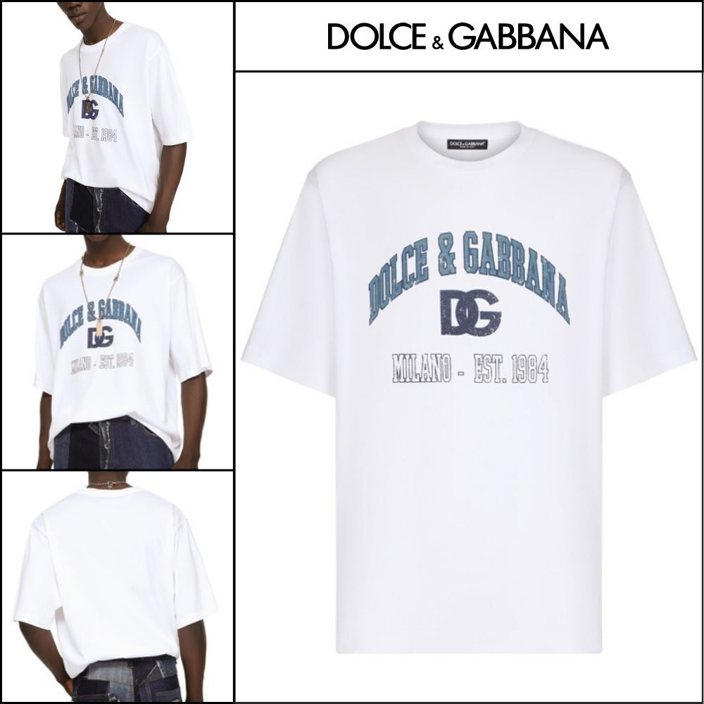 【Dolce & Gabbana】COTTON T-SHIRT WITH PRINT