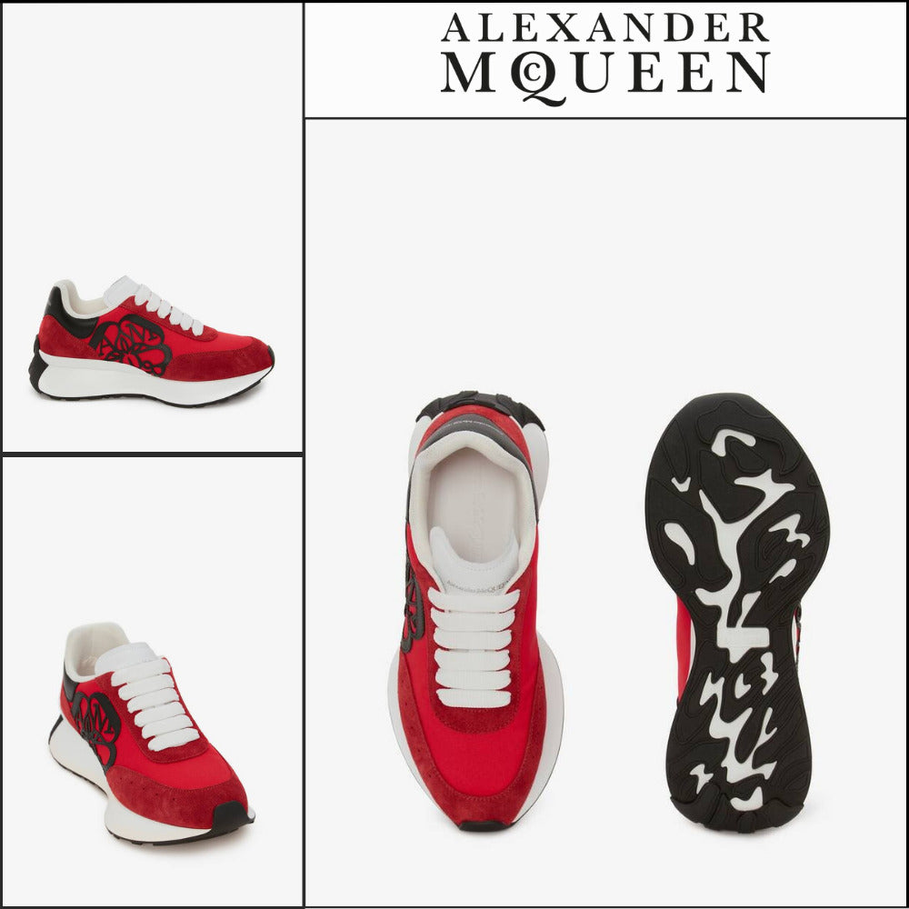 【Alexander Mcqueen】Sprint Runner Lust Red
