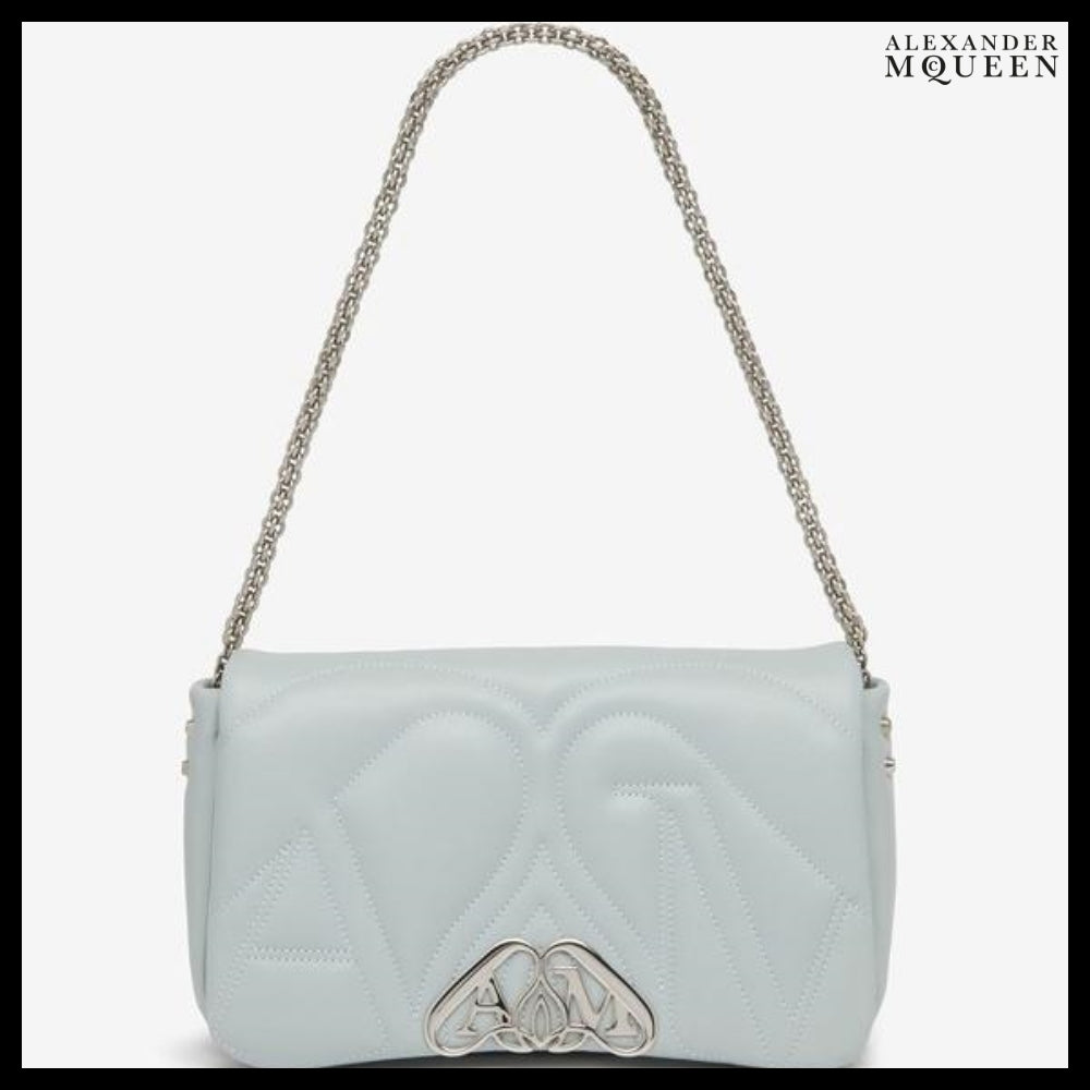 【Alexander Mcqueen】Leather Small Seal Shoulder Bag