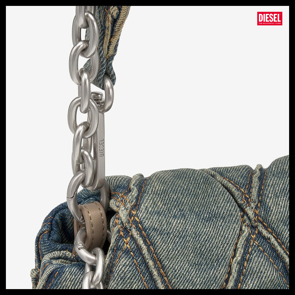 【DIESEL】Charm D S Shoulder Bag - Blue