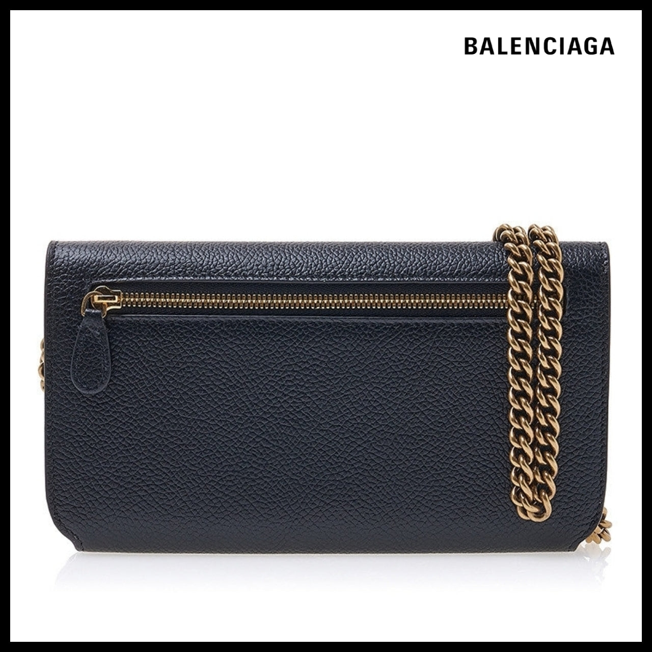 【BALENCIAGA】Flap Mini Crossbody Bag Black