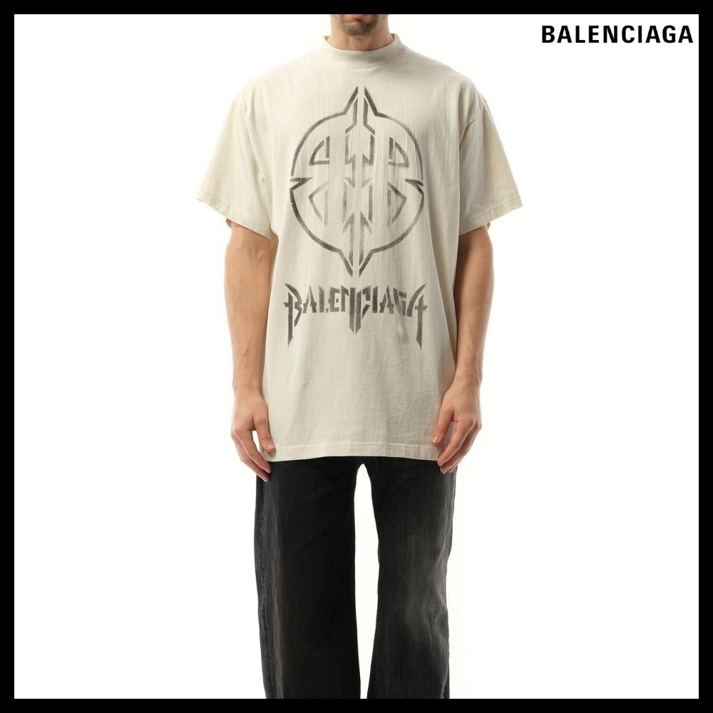 【BALENCIAGA】Metal BB Stencil T-Shirt Oversized