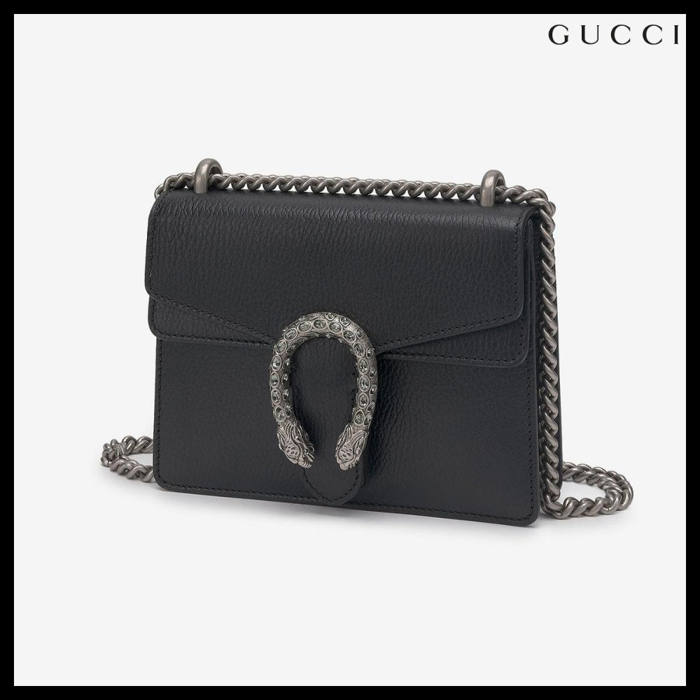 【GUCCI】Mini Dionysus Shoulder Bag Black