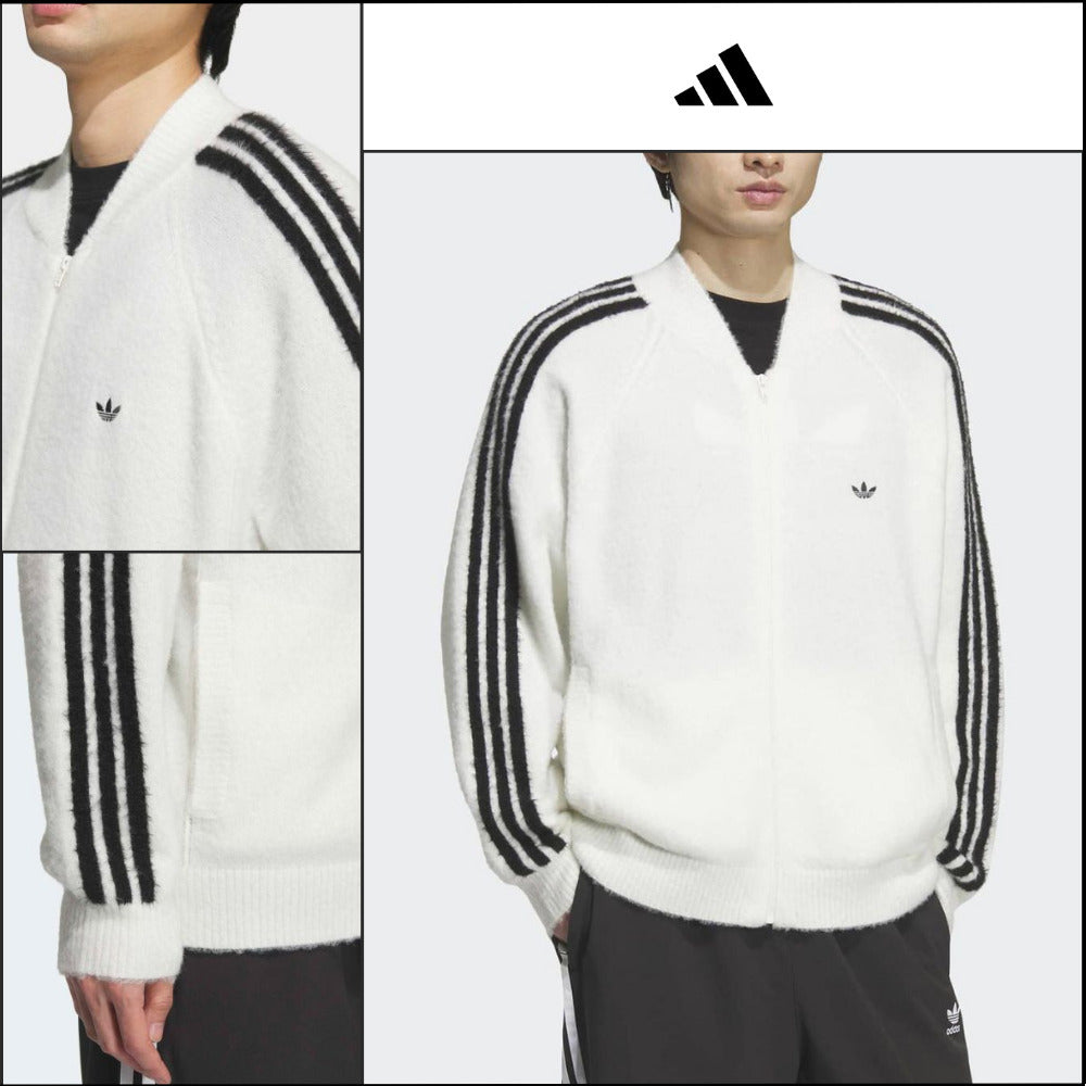【ADIDAS】Knit Superstar White Track Top Track Jacket