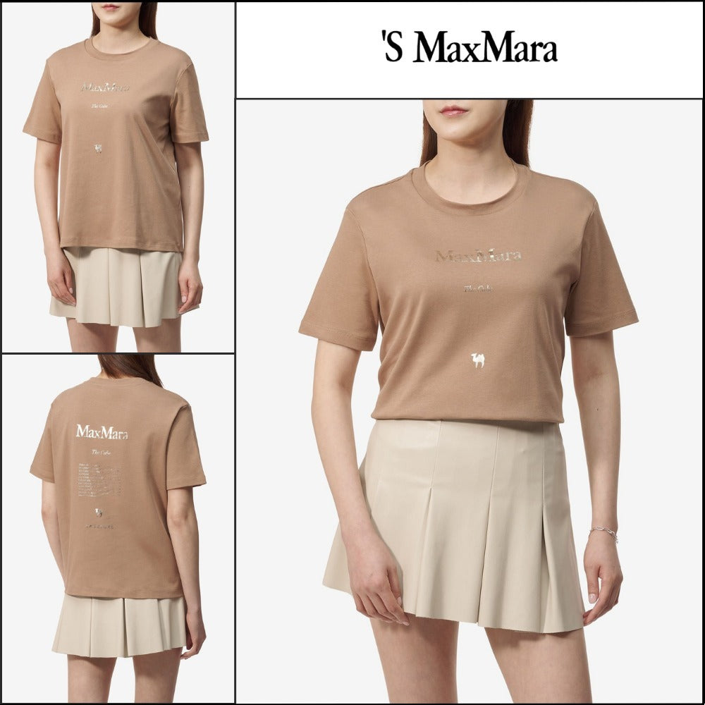 【S Max Mara】QUIETO 半袖 Tシャツ ブラウン