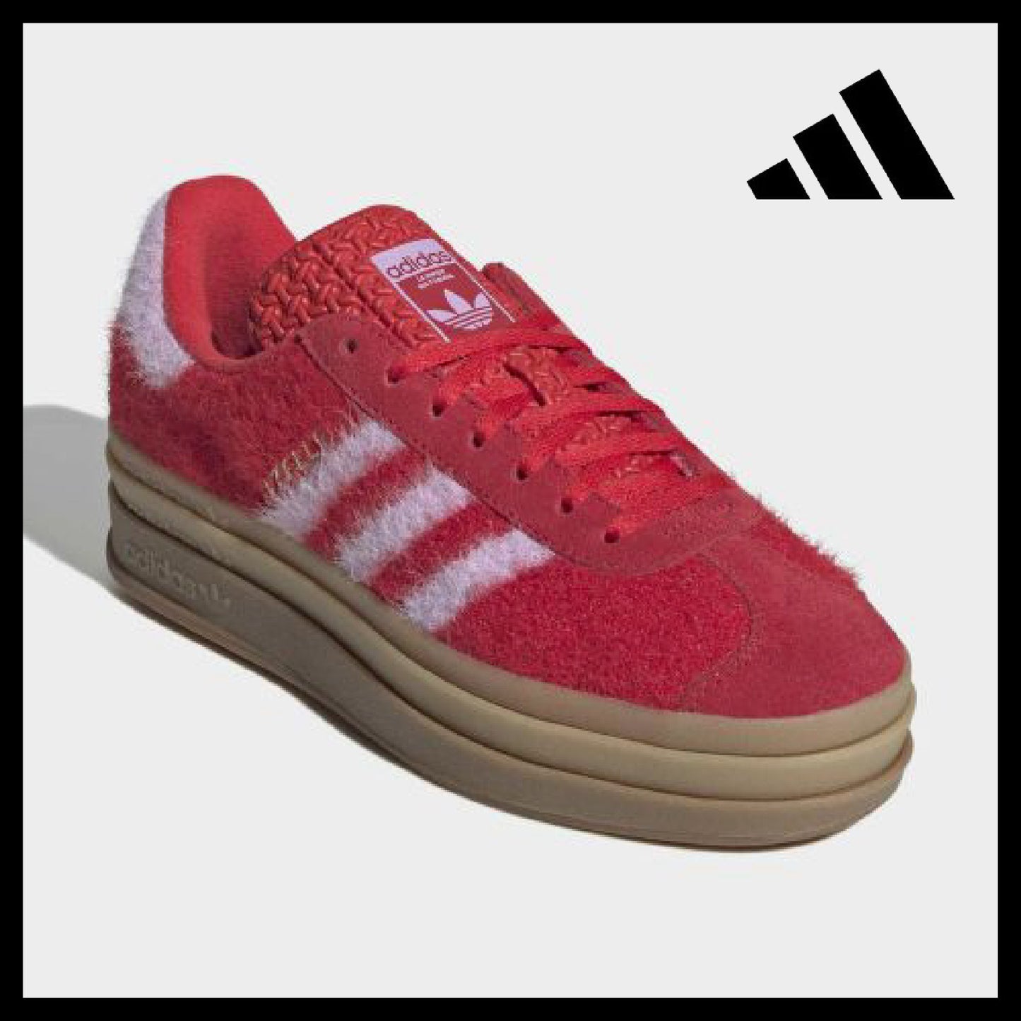 【ADIDAS】Gazelle Bold Red Pink