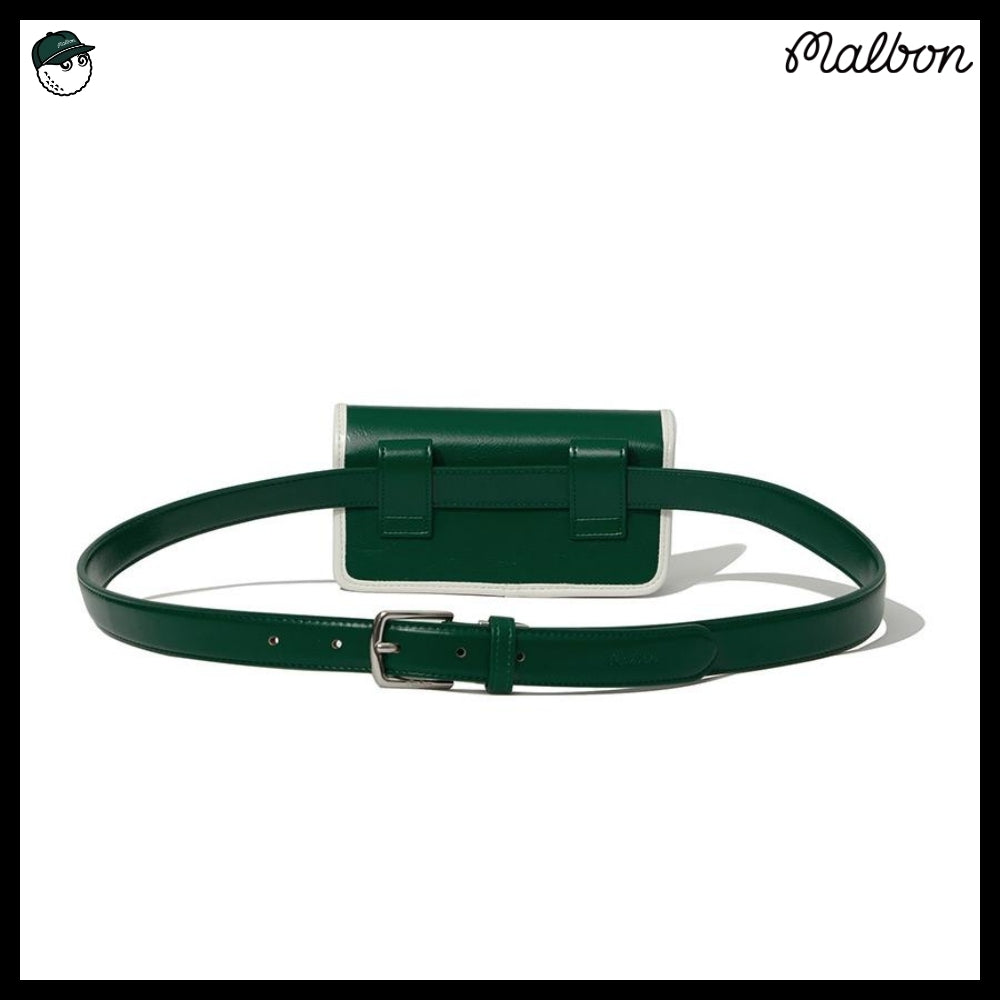 【Malbon Golf】Women's Ball Marker Belt Bag - 2 colors