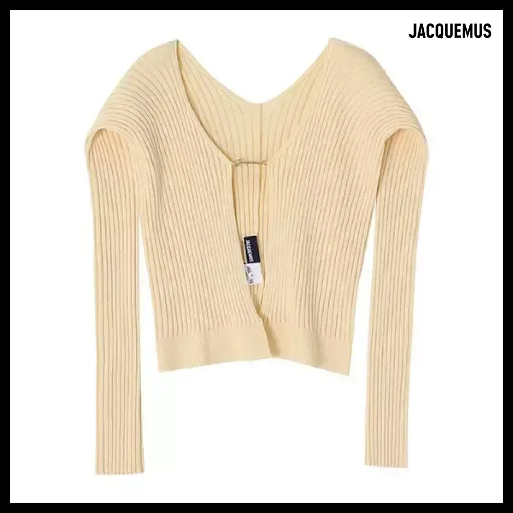 【Jacquemus】La Maille Logo Charm Seamless Women’s Cardigan