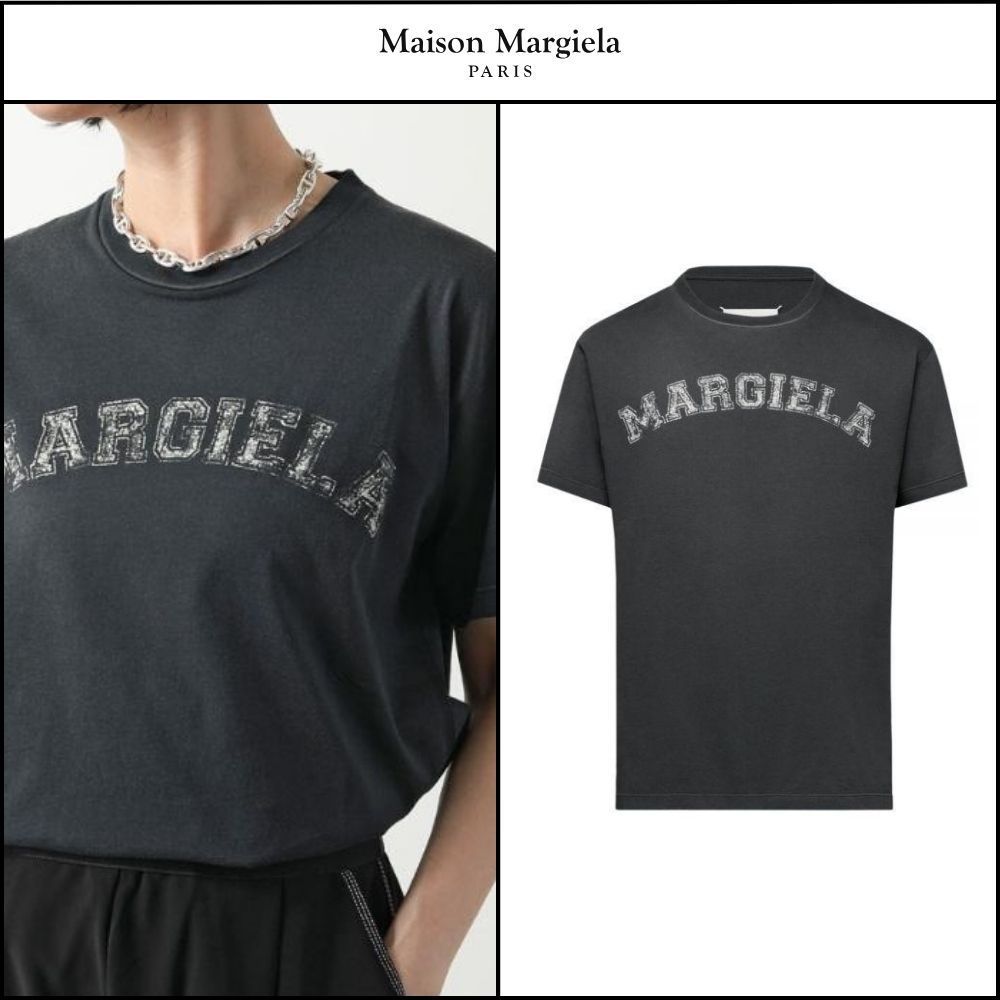 【Maison Margiela】Lettering Logo Short-Sleeve T-Shirt