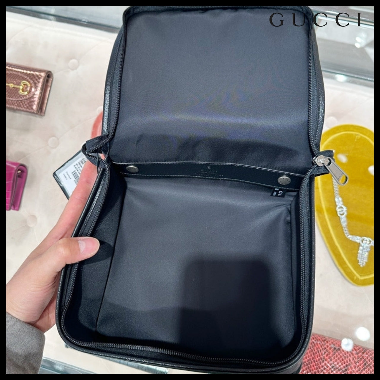 【GUCCI 】GG Off The Grid Nylon Small Travel Bag