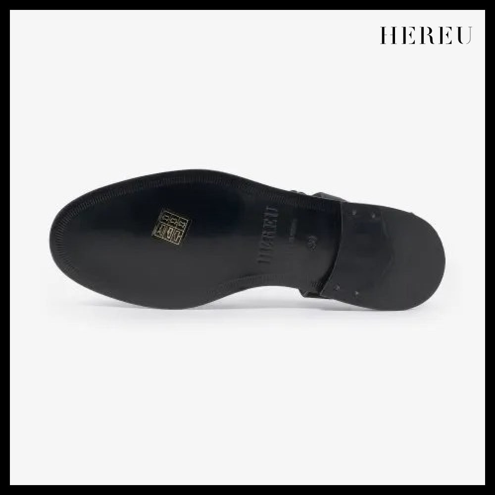 【HEREU】Pesca Cut Out Sandals Black