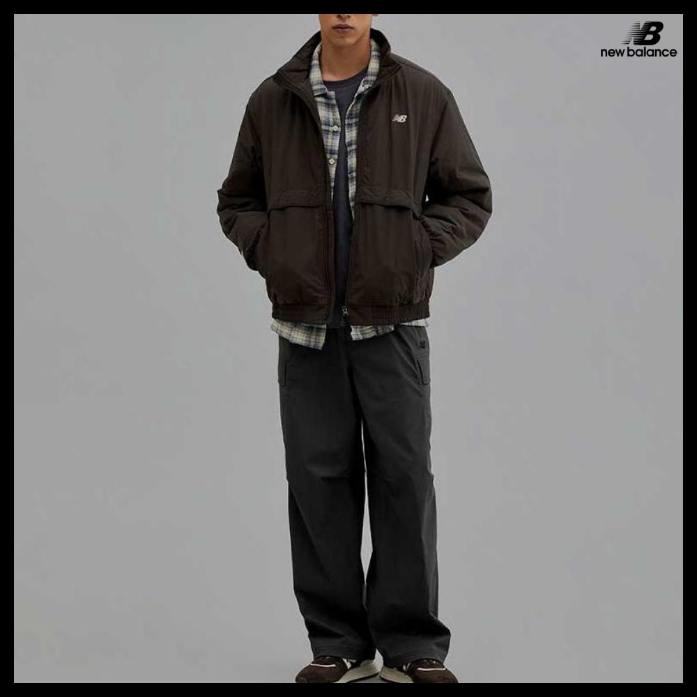 【New Balance】Unisex Heritage Stand Neck Jacket 2Colors