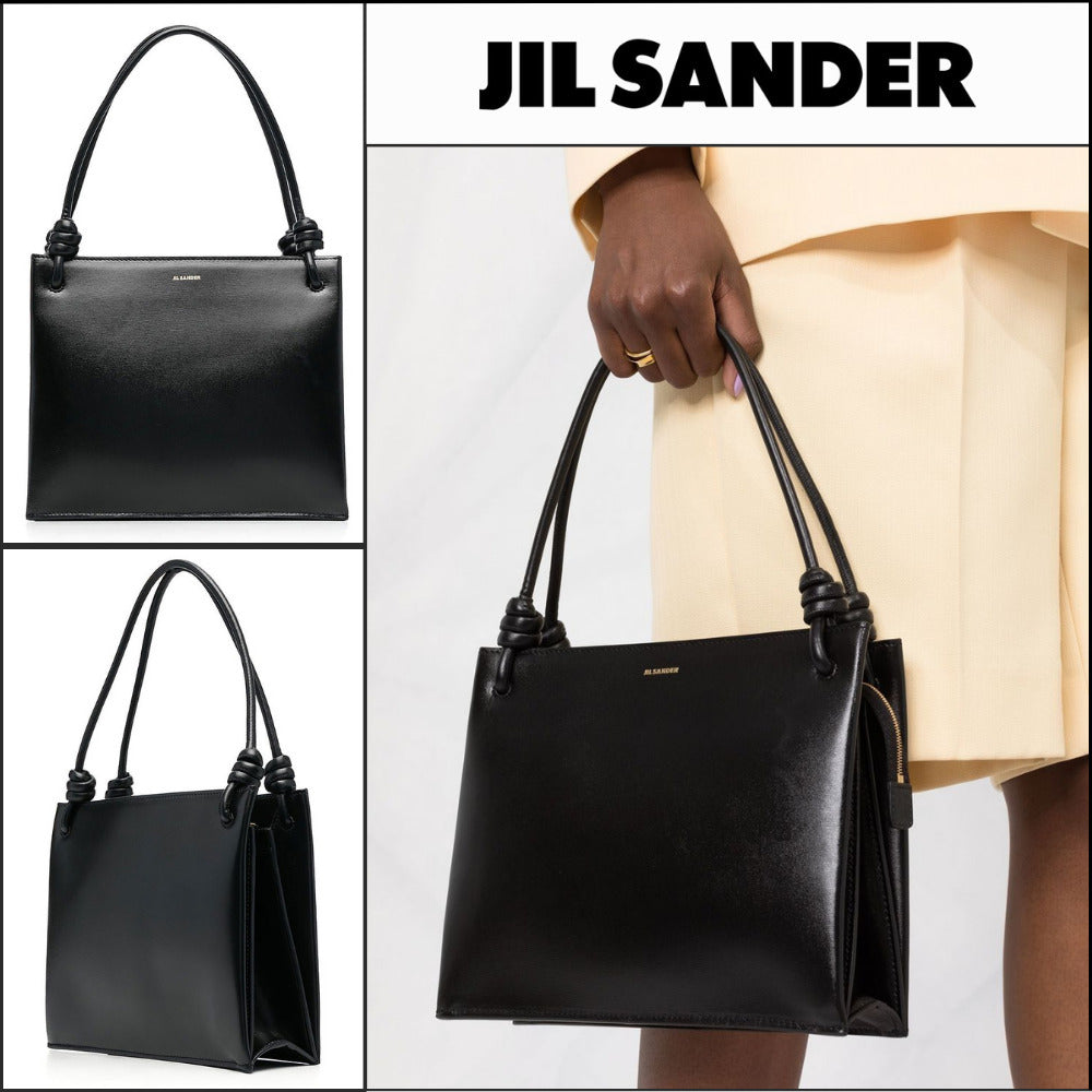 【JIL SANDER】GIRO Medium Handbag in Black
