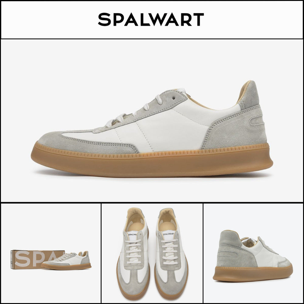 【SPALWART】Smash Low Suede Sneakers - Off White
