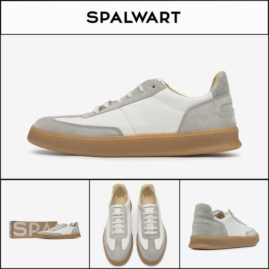 【SPALWART】Smash Low Suede Sneakers - Off White