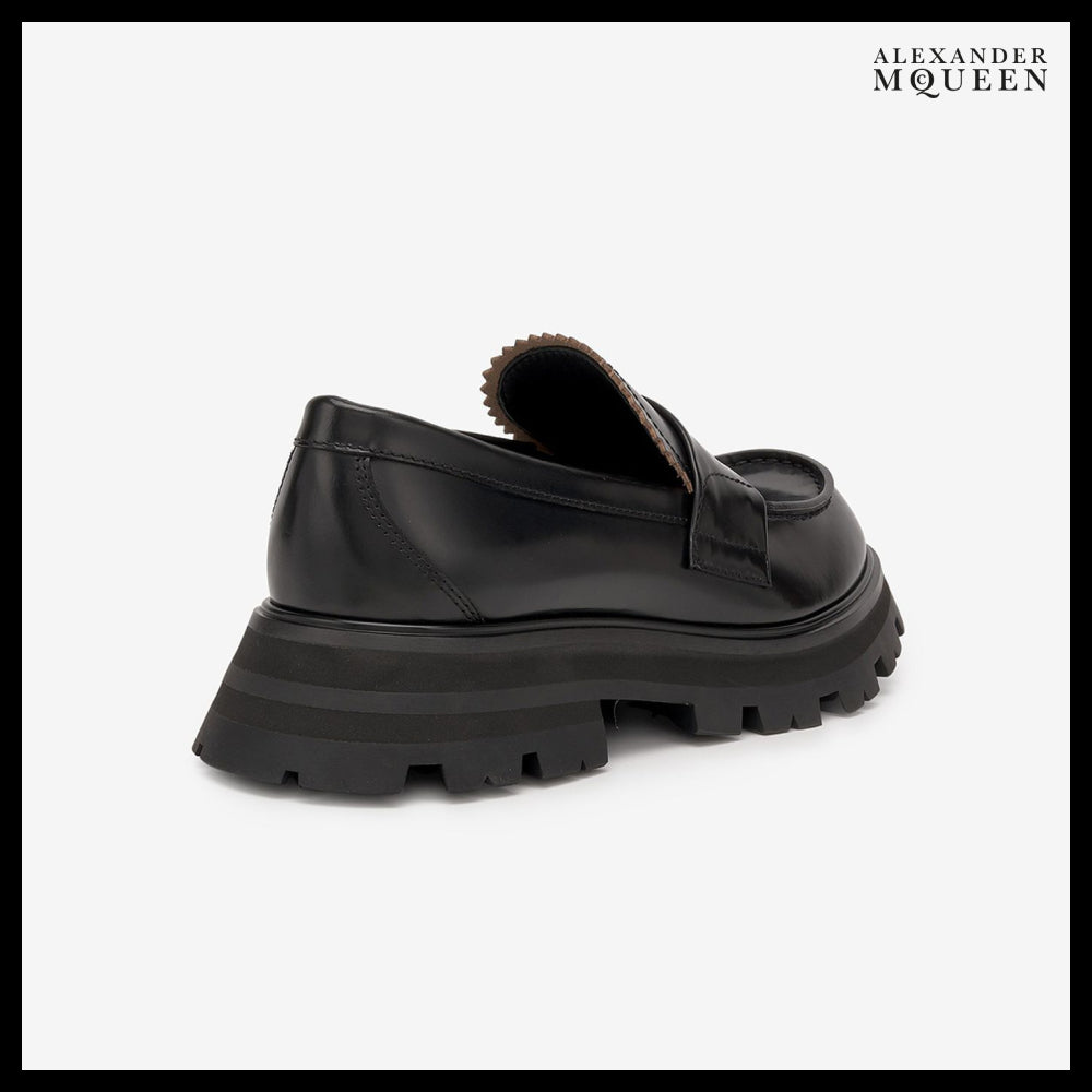 【Alexander Mcqueen】Wander Chunky-Sole Penny Loafers