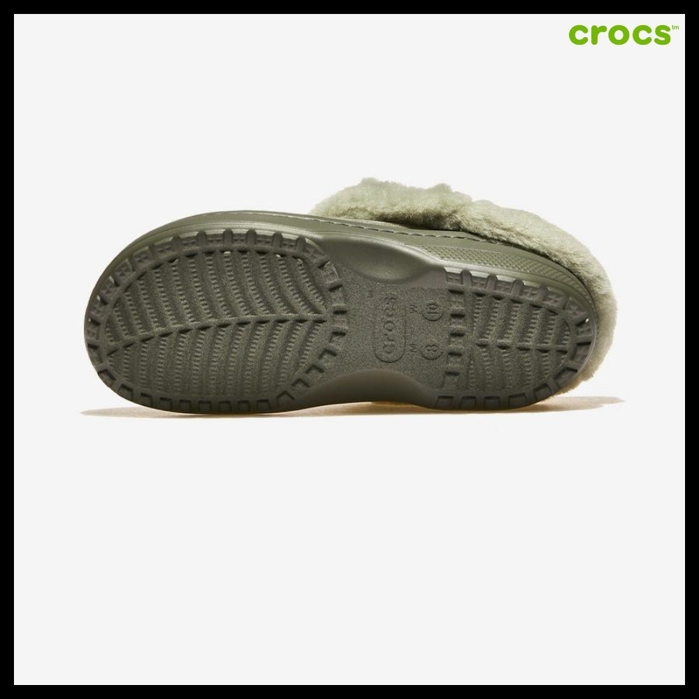 【CROCS】Classic Unforgettable Suede Clog Galactic Grey