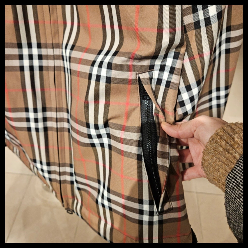 【BURBERRY】Men’s STANFORD Check Reversible Double-Sided