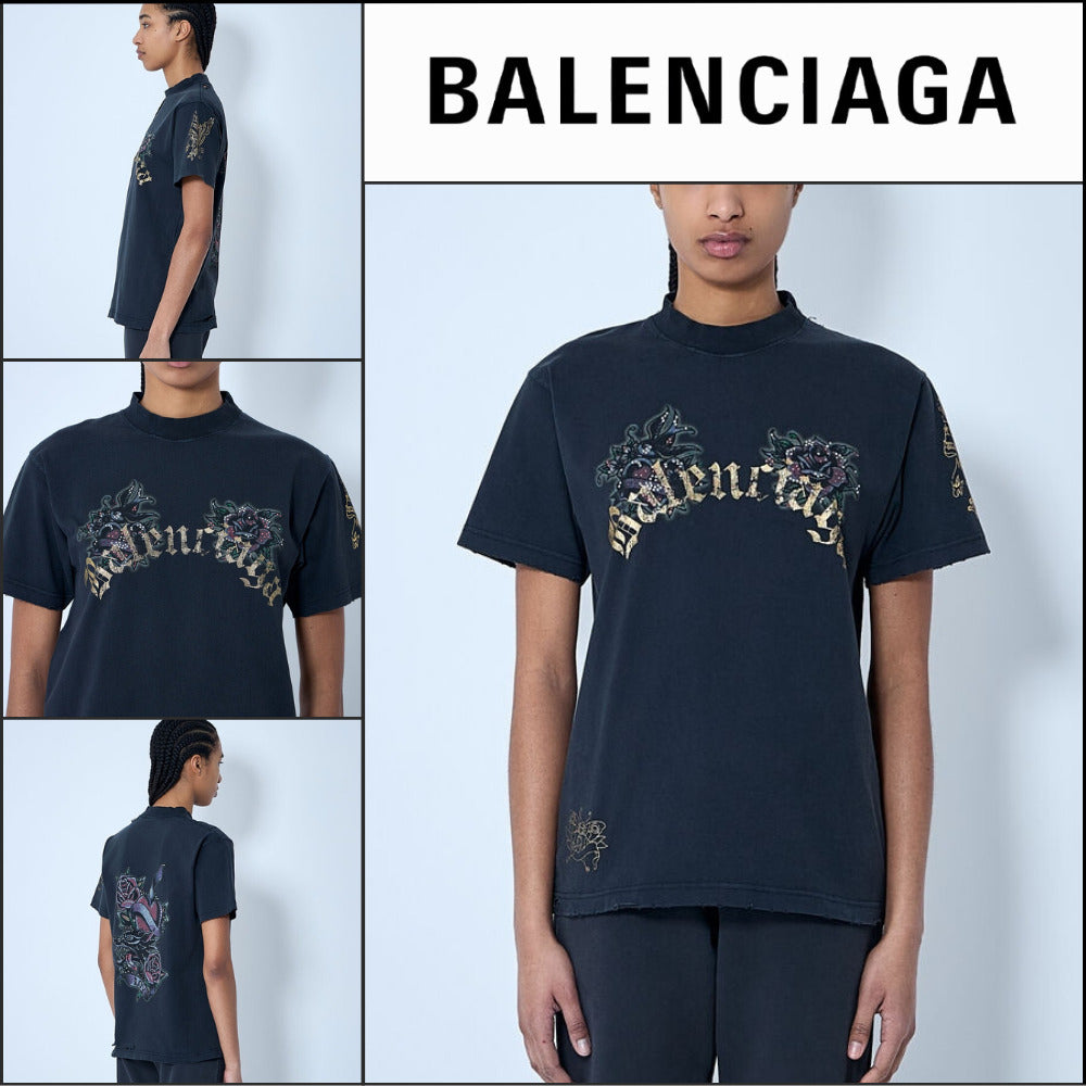 ★Balenciaga アウトレット セール★ Tacky Tattoo T-Shirt