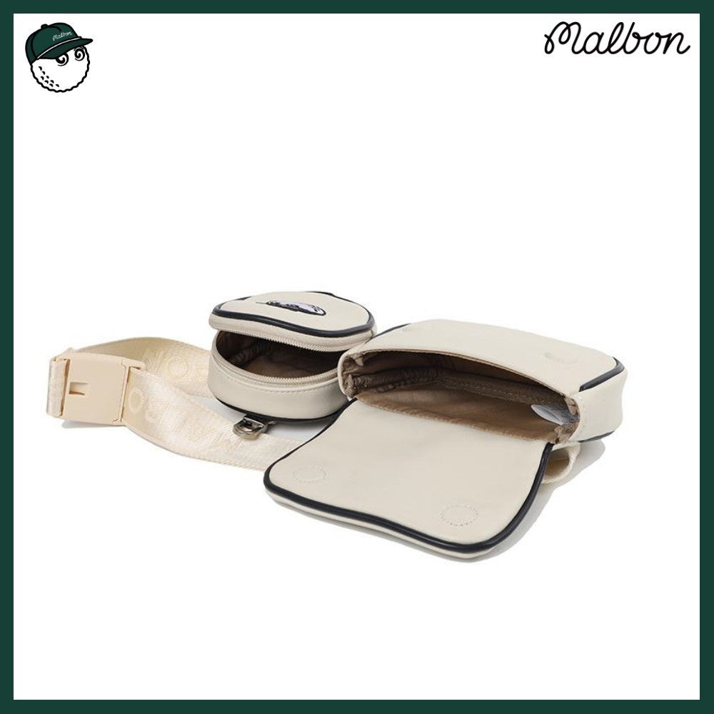 【MALBON GOLF】 TWO POCKET BELT BAG 2COLORS