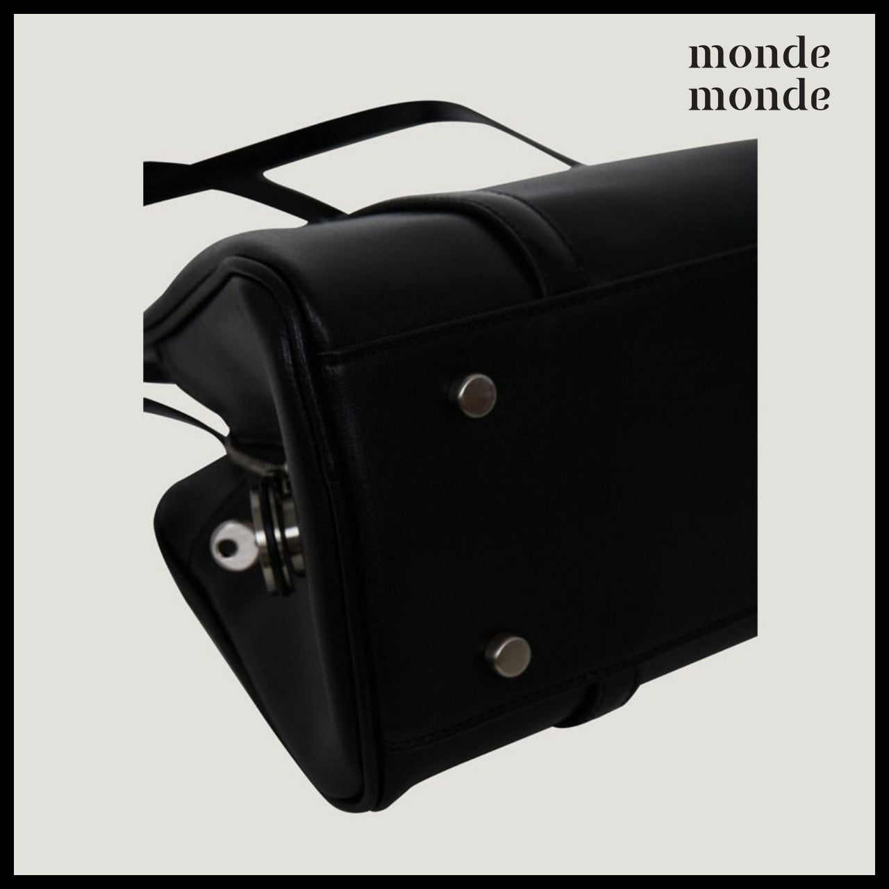 【monde monde】Moment Medium Shoulder Bag (4 Colors)