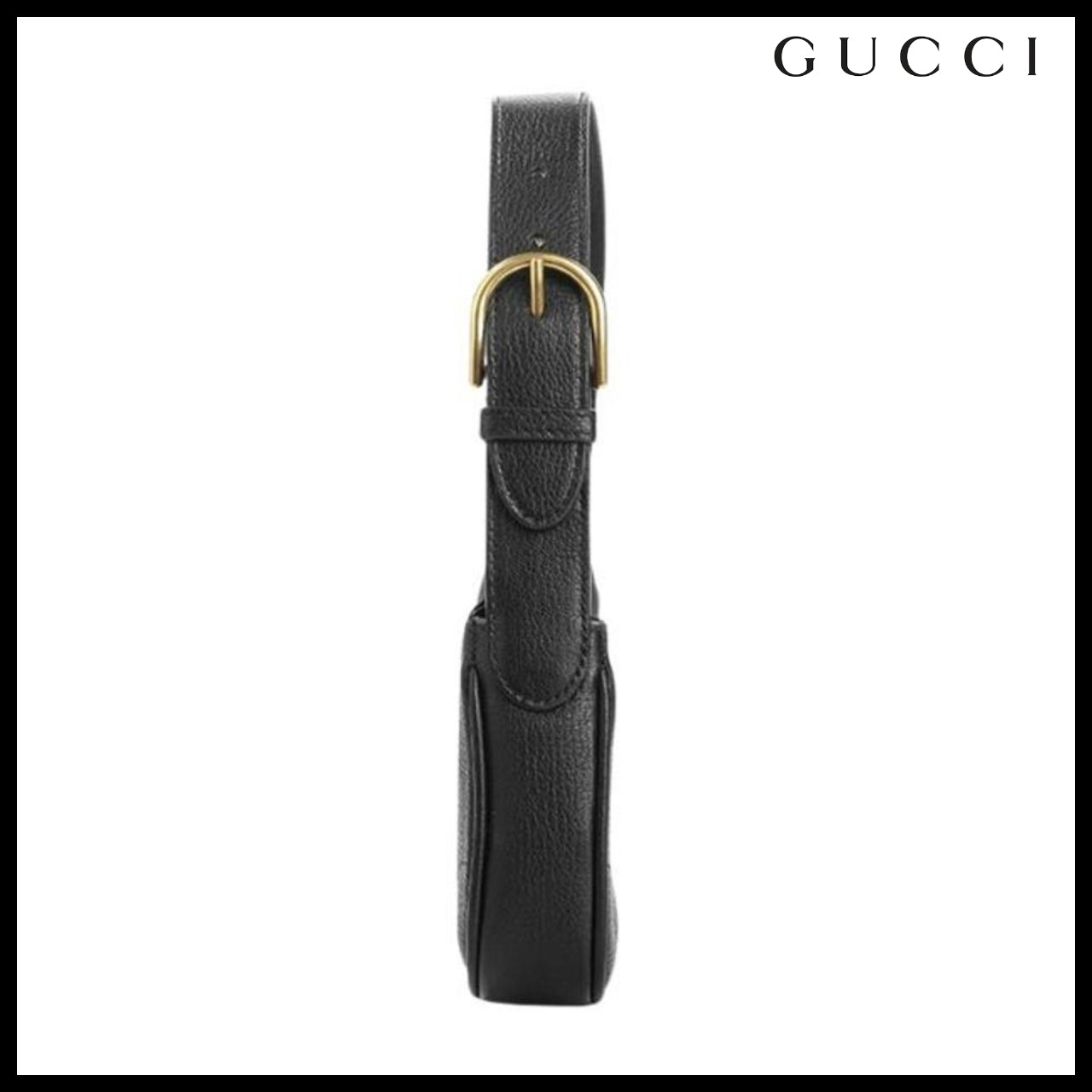 【gucci】APHRODITE Leather Handbag Black